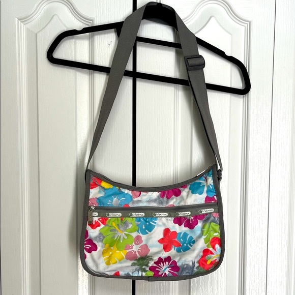 LeSportSac Classic Hobo Hawaiian Floral Print Shoulder Bag - Picture 1 of 10
